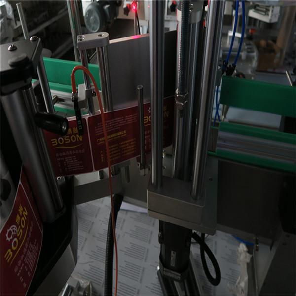 Сусабын мен жуғыш зат бөтелкесіне арналған екі жақты жапсырма жапсырмалау машинасы