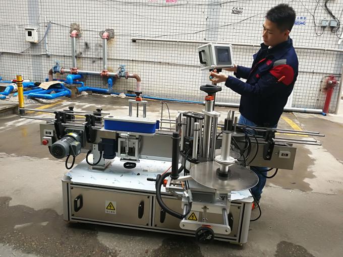 Толық автоматты дөңгелек бөтелке жапсырмаларын жапсыру машинасы (белдік түрі)