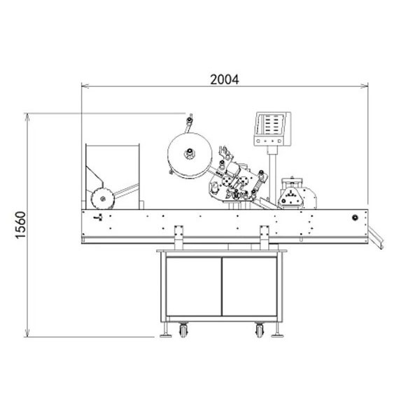 Кішкентай бөтелкеге арналған жылдамдығы жоғары автоматты флаконды таңбалау машинасы