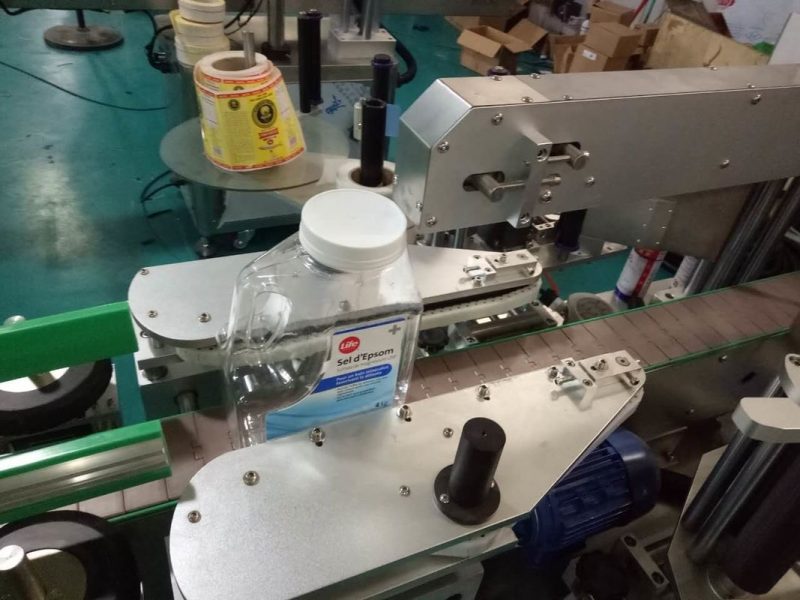 Қытай SUS304 шкафы Екі жақты шаршы бөтелкеге арналған жапсырма жапсырмасы, жеке күтімге арналған өнімдермен жабдықтаушы машина